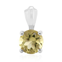 Zilveren hanger met een Ouro Verde kwarts