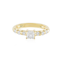 Zilveren ring met een zirkoon