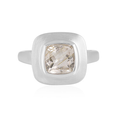 Zilveren ring met een rutielkwarts (MONOSONO COLLECTION)
