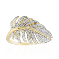 Gouden ring met Diamanten SI1 (G)