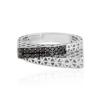 Gouden ring met zwarte diamanten (Ornaments by de Melo)