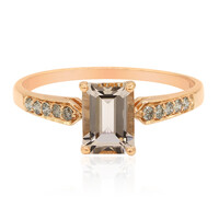 Gouden ring met een morganiet