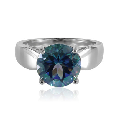 Zilveren ring met een Neptunus-topaas