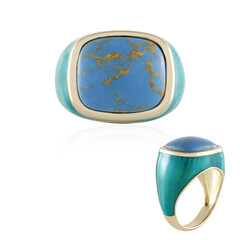 Zilveren ring met een turkoois (Adela Silber)