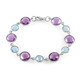 Zilveren armband met lavendel amethisten