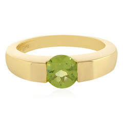Zilveren ring met een peridoot