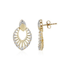 Gouden oorbellen met I1 (I) Diamanten (Ornaments by de Melo)
