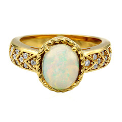 Zilveren ring met een Welo-opaal