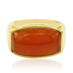Zilveren ring met een carneool