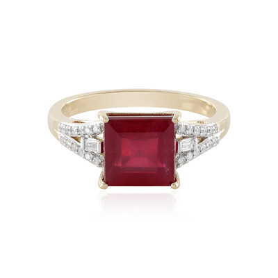 Gouden ring met een Madagaskar Robijn (D'vyere)
