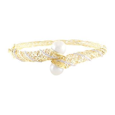 Gouden armband met zoetwater kweekparels (Ornaments by de Melo)
