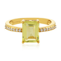 Zilveren ring met een Limoen Kwarts
