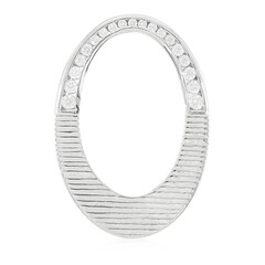 Zilveren hanger met zirkonen
