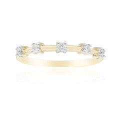 Gouden ring met Diamanten SI1 (G)