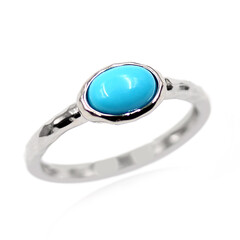 Zilveren ring met een Sleeping Beauty Turkoois (Faszination Türkis)