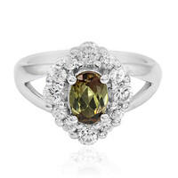 Zilveren ring met een andalusiet