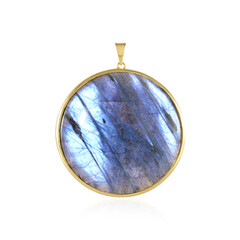 Zilveren hanger met een labradoriet (Adela Silber)