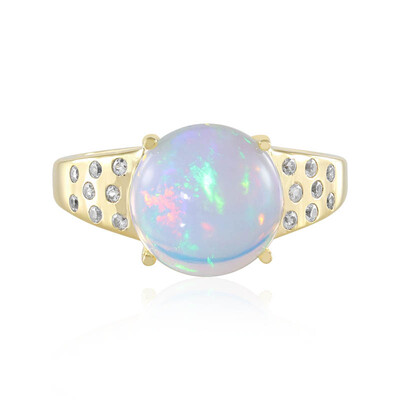 Zilveren ring met een Welo-opaal