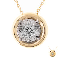 Gouden halsketting met een I1 (I) Diamant