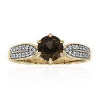Gouden ring met een Saffordiet (Amanda Adkins)
