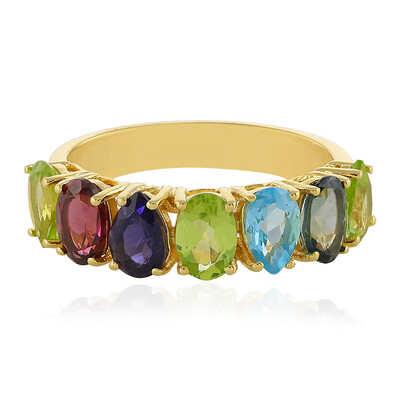 Zilveren ring met peridoots