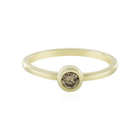 Gouden ring met een I4 Champagne Diamant