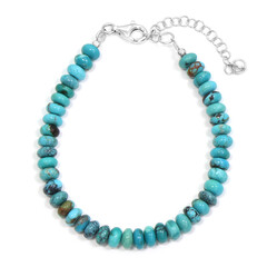 Zilveren armband met Arizona Turkooisen