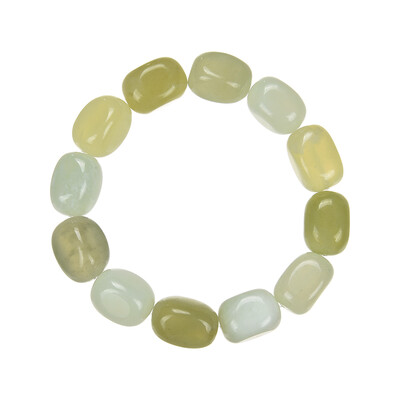 Armband met serpentijnstenen