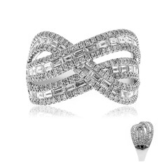 Gouden ring met SI2 (H) Diamanten (CIRARI)
