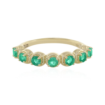 Gouden ring met Zambia-smaragdstenen (Adela Gold)