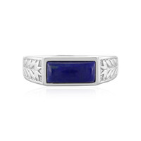 Zilveren herenring met een lapis lazuli