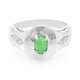 Zilveren ring met een keizerlijk chrysopraas