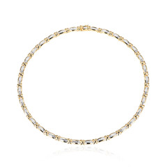 Messingen halsketting met een I3 (I) Diamant (Juwelo Style)