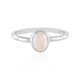 Zilveren ring met een rozen kwarts (MONOSONO COLLECTION)