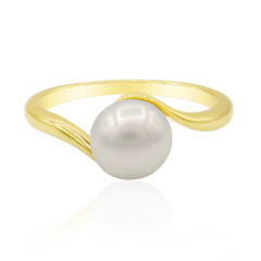 Zilveren ring met een zoetwater kweekparel (TPC)