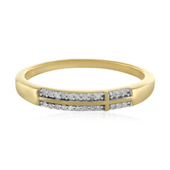 Zilveren ring met I2 (I) Diamanten