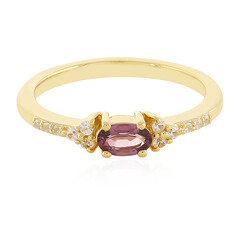 Zilveren ring met een lavendel spinel