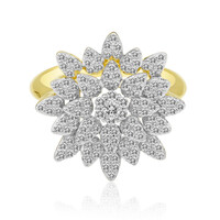 Gouden ring met een IF Diamant (D)