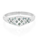 Zilveren ring met Fancy diamanten