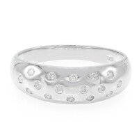 Zilveren ring met zirkonen