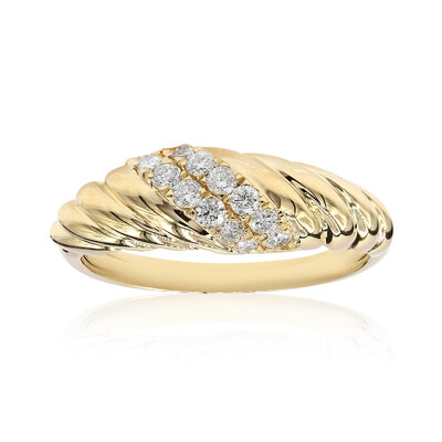 Gouden ring met SI2 (H) Diamanten (CIRARI)