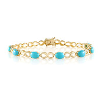 Zilveren armband met Sleeping Beauty Turkooisen (Faszination Türkis)