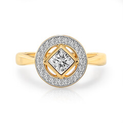 Gouden ring met een IF Diamant (D)