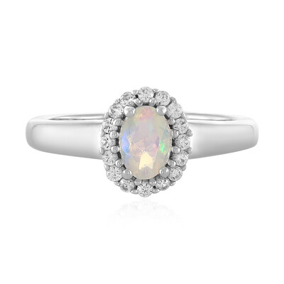 Zilveren ring met een Welo-opaal