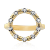 Gouden ring met Diamanten SI1 (G)