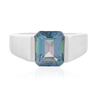 Zilveren ring met een Oceaan Kwarts