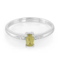 Zilveren ring met een toermalijn