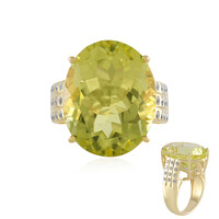 Zilveren ring met een Limoen Kwarts