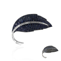 Gouden broche met blauwe saffieren (Estée Collection)