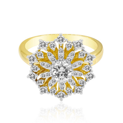 Gouden ring met een Diamant SI1 (G) (Annette)